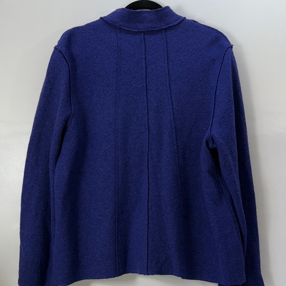 Coldwater Creek Purple Button-Up Blazer Size L - Picture 5 of 6